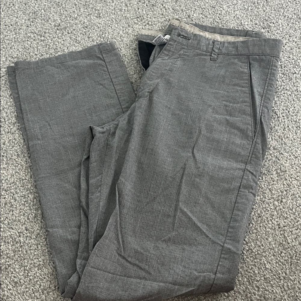 Calvin Klein Men's Charcoal Chinos